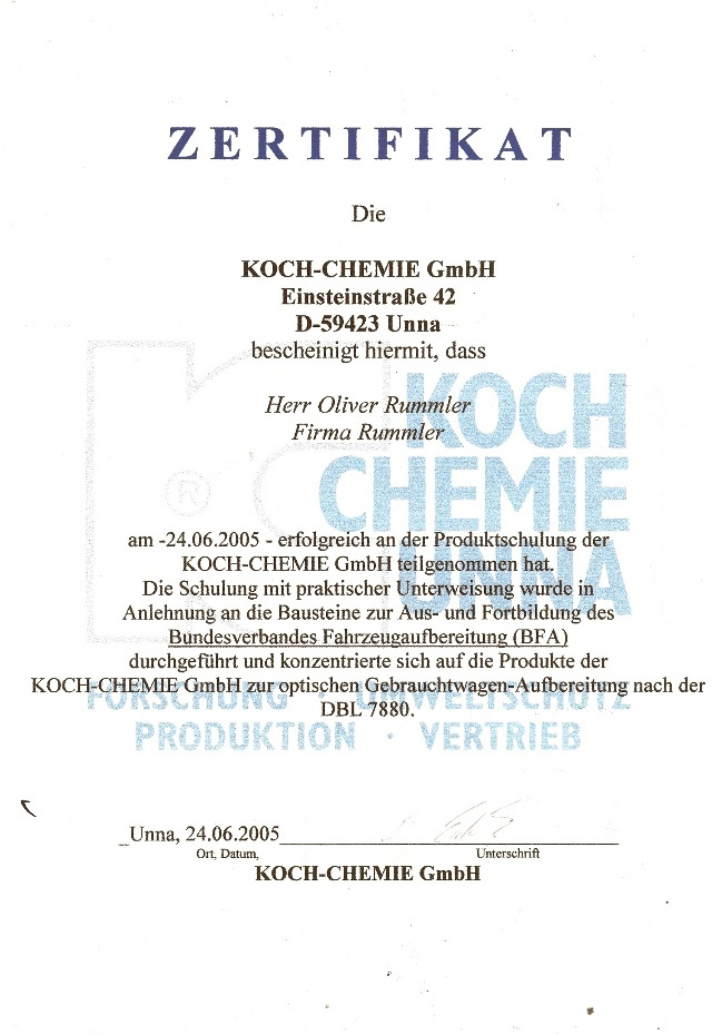 ertivkat KOCH-CHEMIE GmbH